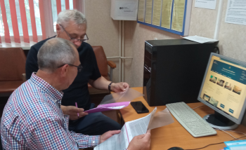 В приміщенні  Гайворонського сектору обслуговування платників проведено практикум для громадян щодо подання декларації про майновий стан і доходи